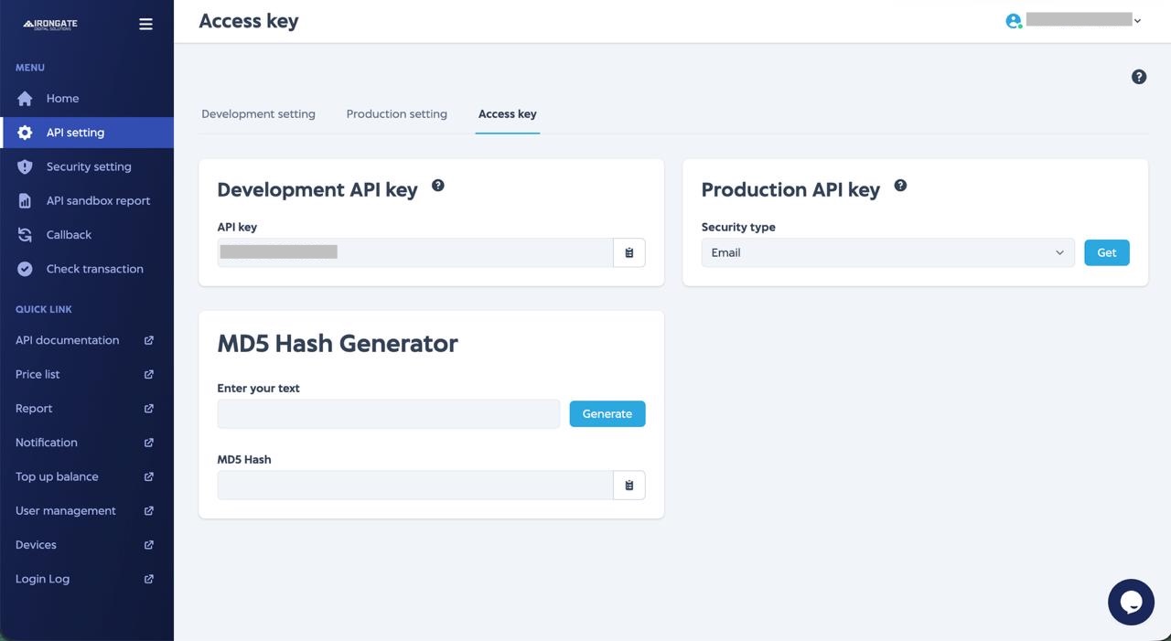 API Key