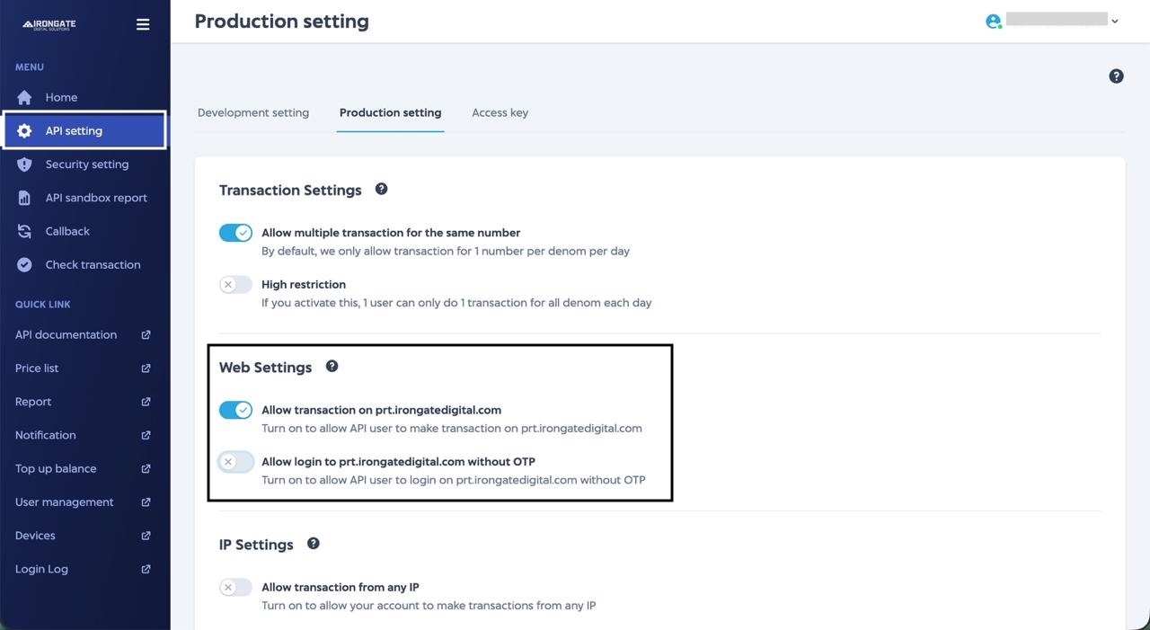 Web Transaction